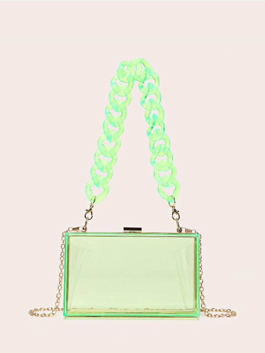 Mini Box Bag PMMA Green