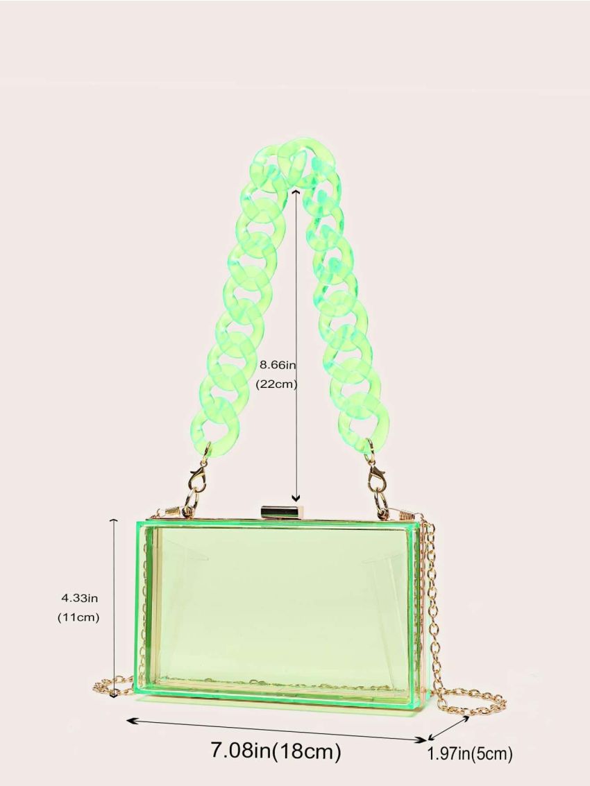 Mini Box Bag PMMA Green