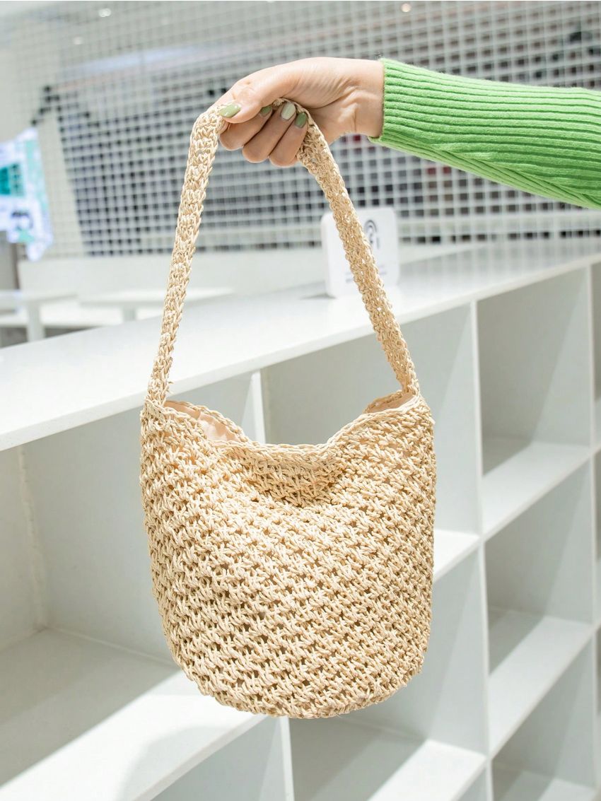 Small Straw Bag Minimalist For Vacation