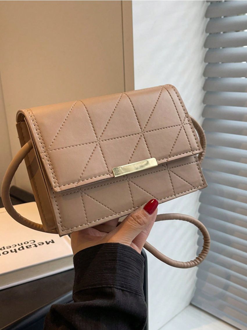 Mini Square Bag Stitch Design Flap