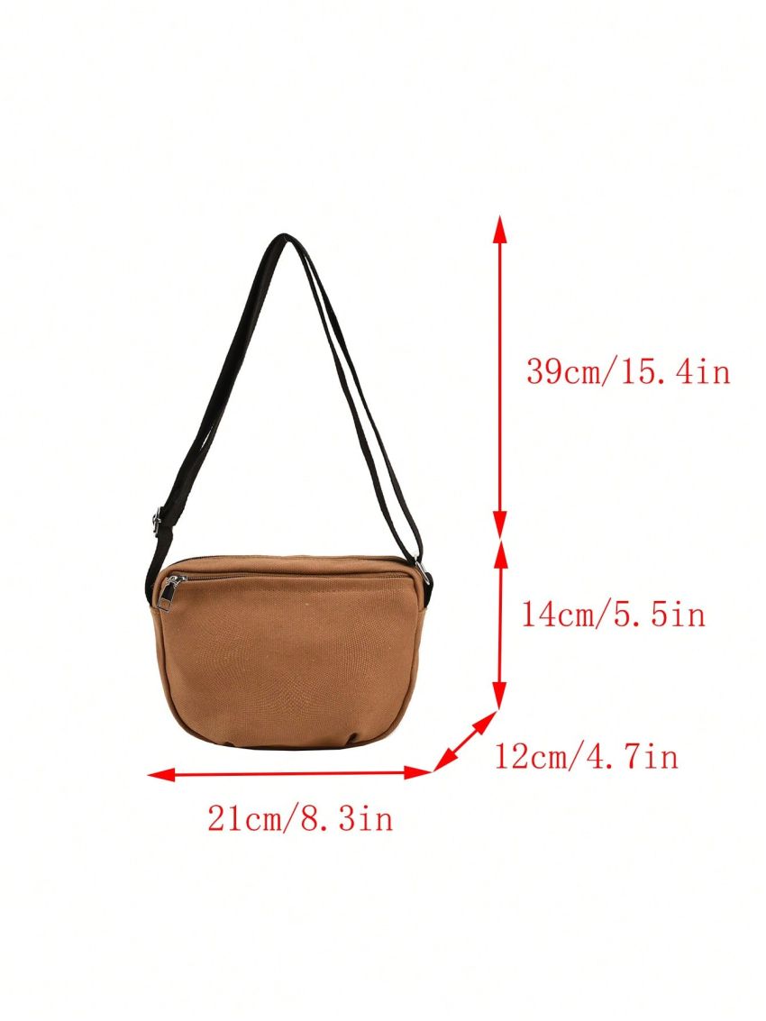 Minimalist Crossbody Bag Small Zipper