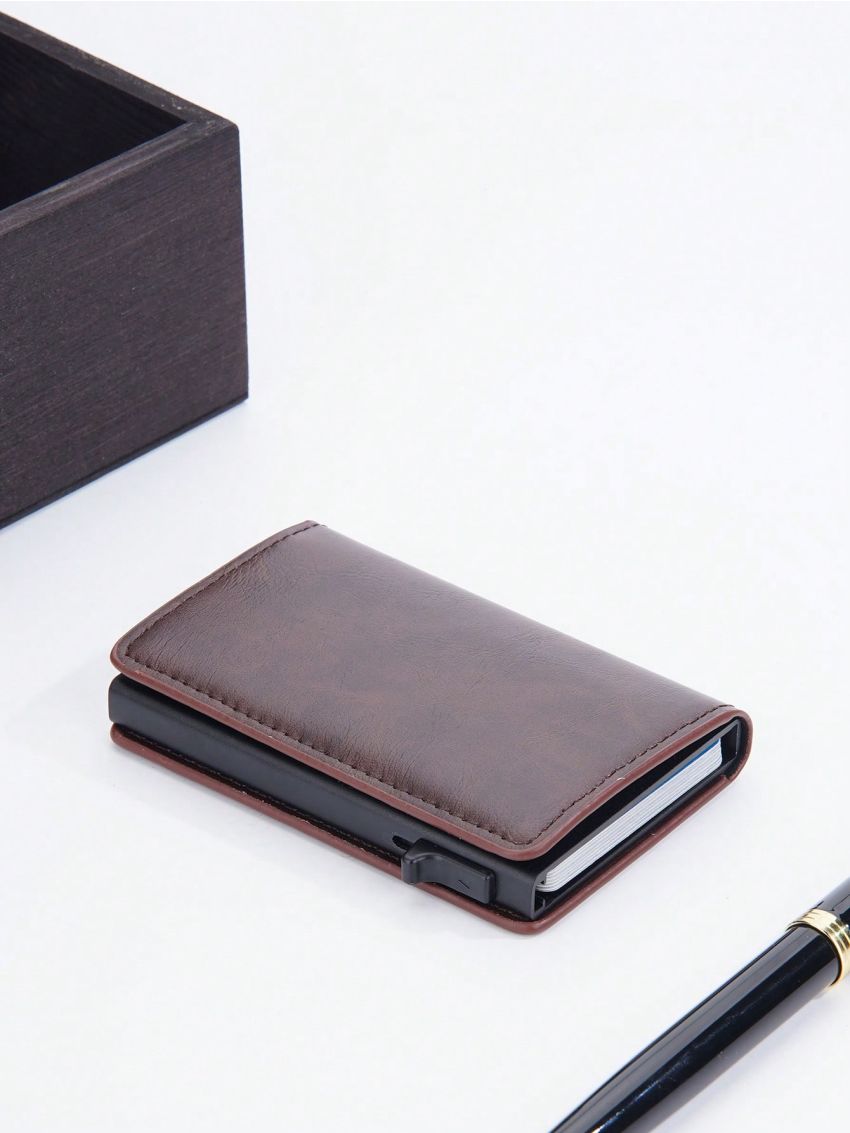 Minimalist Pop Out Card Holder Vintage Card Slot