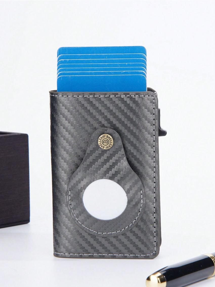 Colorblock Pop Out Card Hold RFID Blocking Card Slot