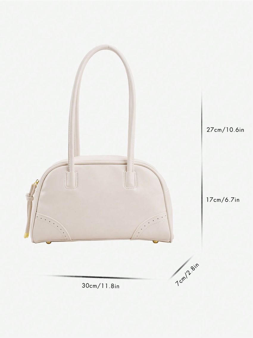Minimalist Shoulder Tote Bag Small Double Handle