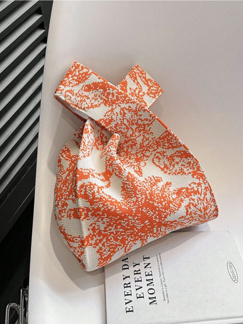 Mini Crochet Bag Colorblock For Vacation