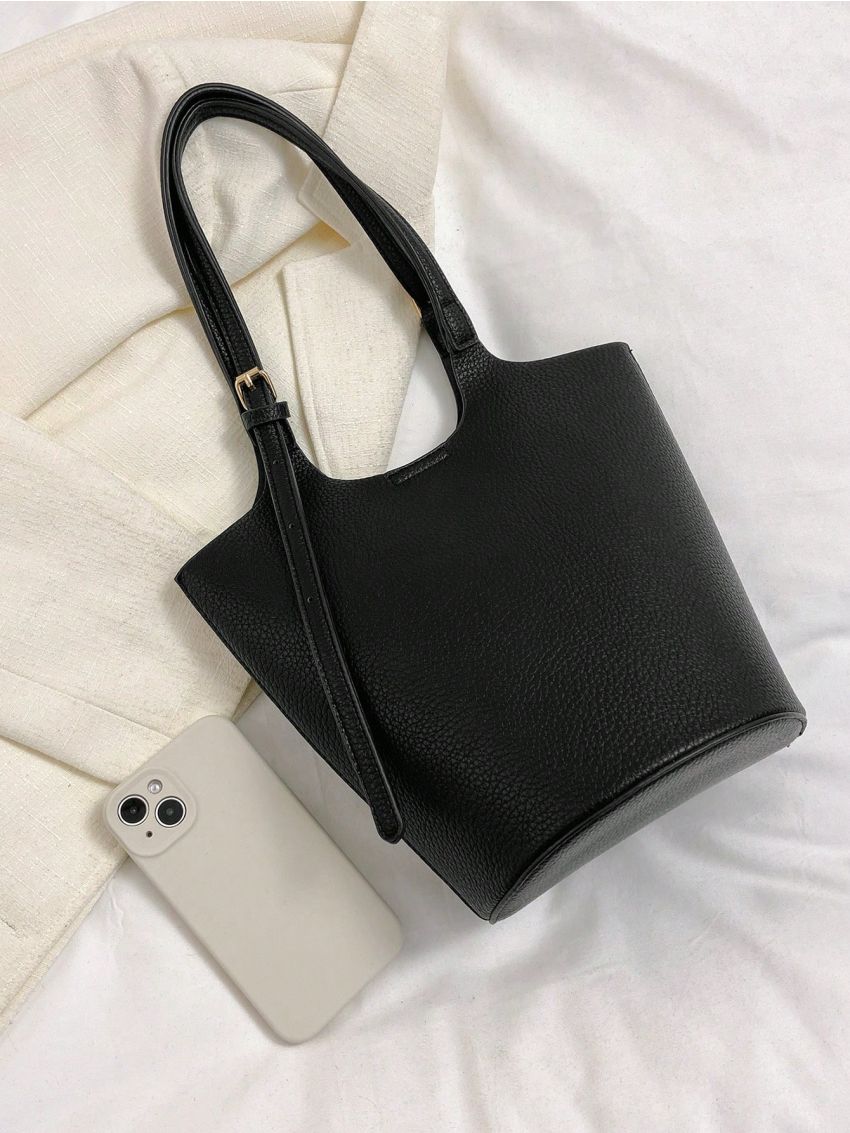 Medium Bucket Bag Solid Color