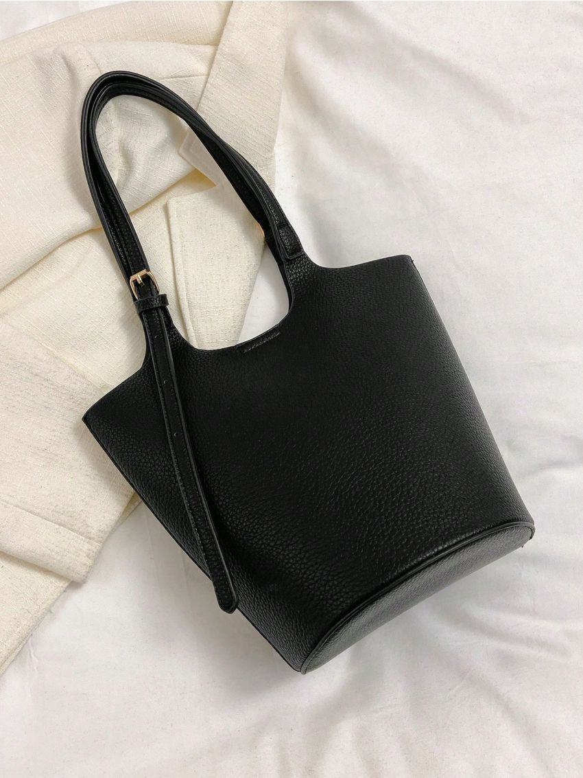 Medium Bucket Bag Solid Color