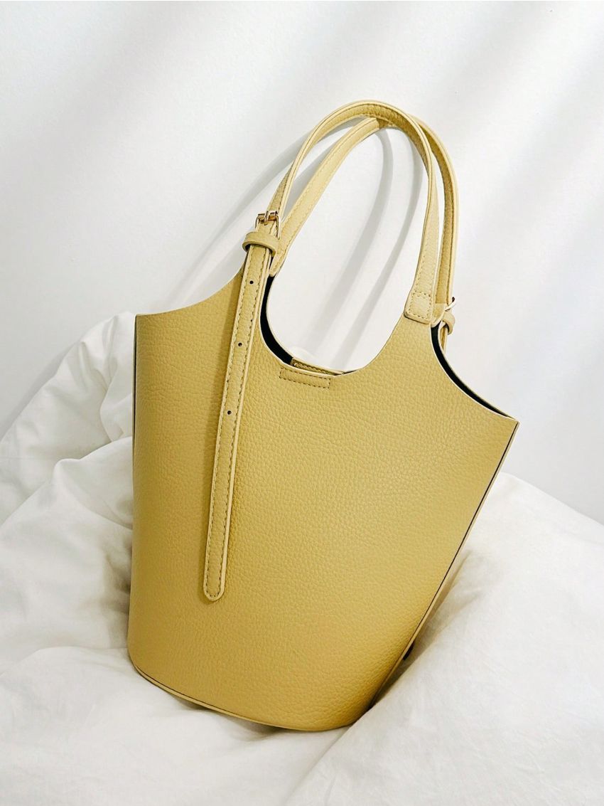 Medium Bucket Bag Solid Color