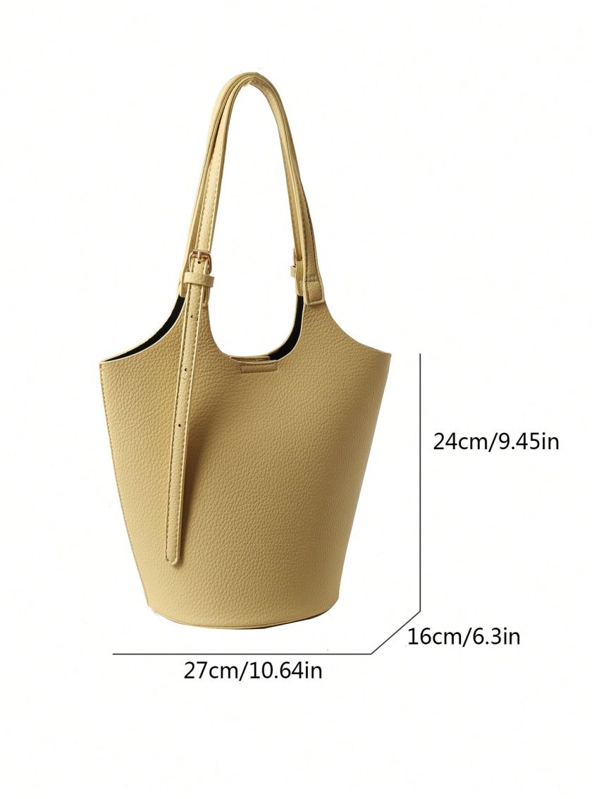 Medium Bucket Bag Solid Color