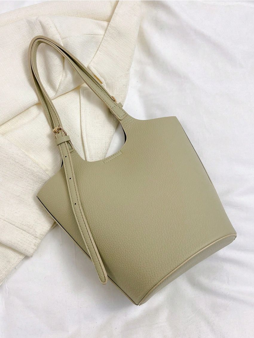 Medium Bucket Bag Solid Color