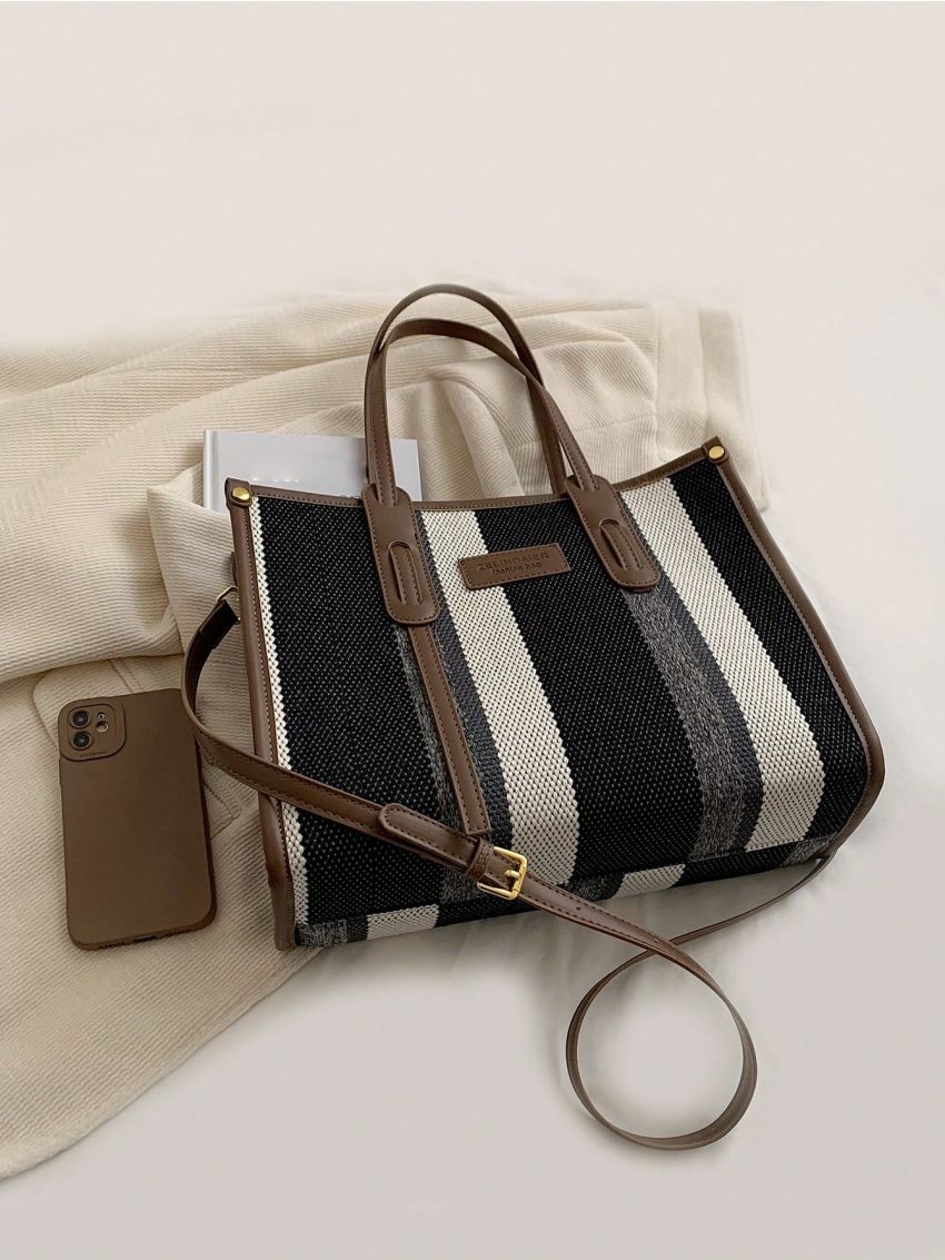 Fashion Zipper Color Tote Bag For Women, Small Shoulder Bag