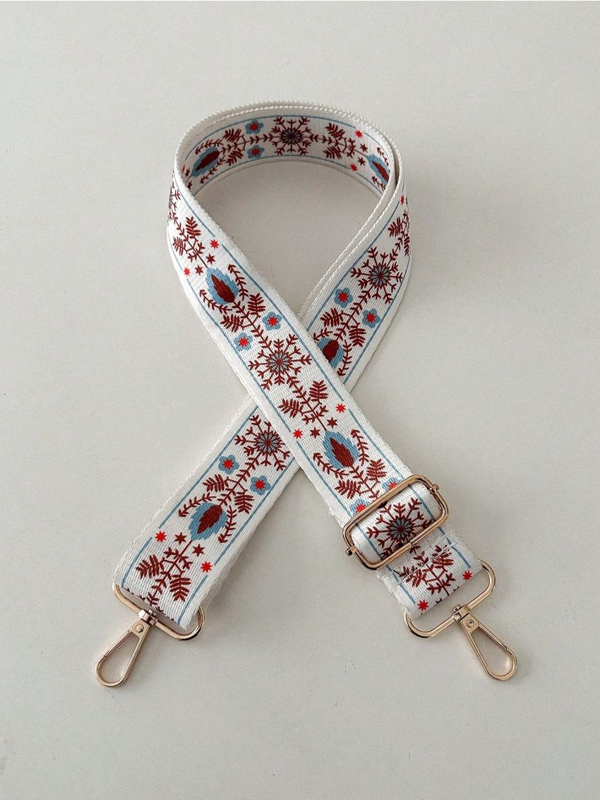 Floral Graphic Bag Strap Adjustable