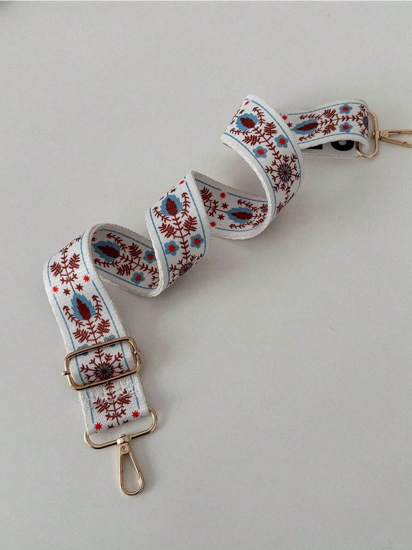 Floral Graphic Bag Strap Adjustable