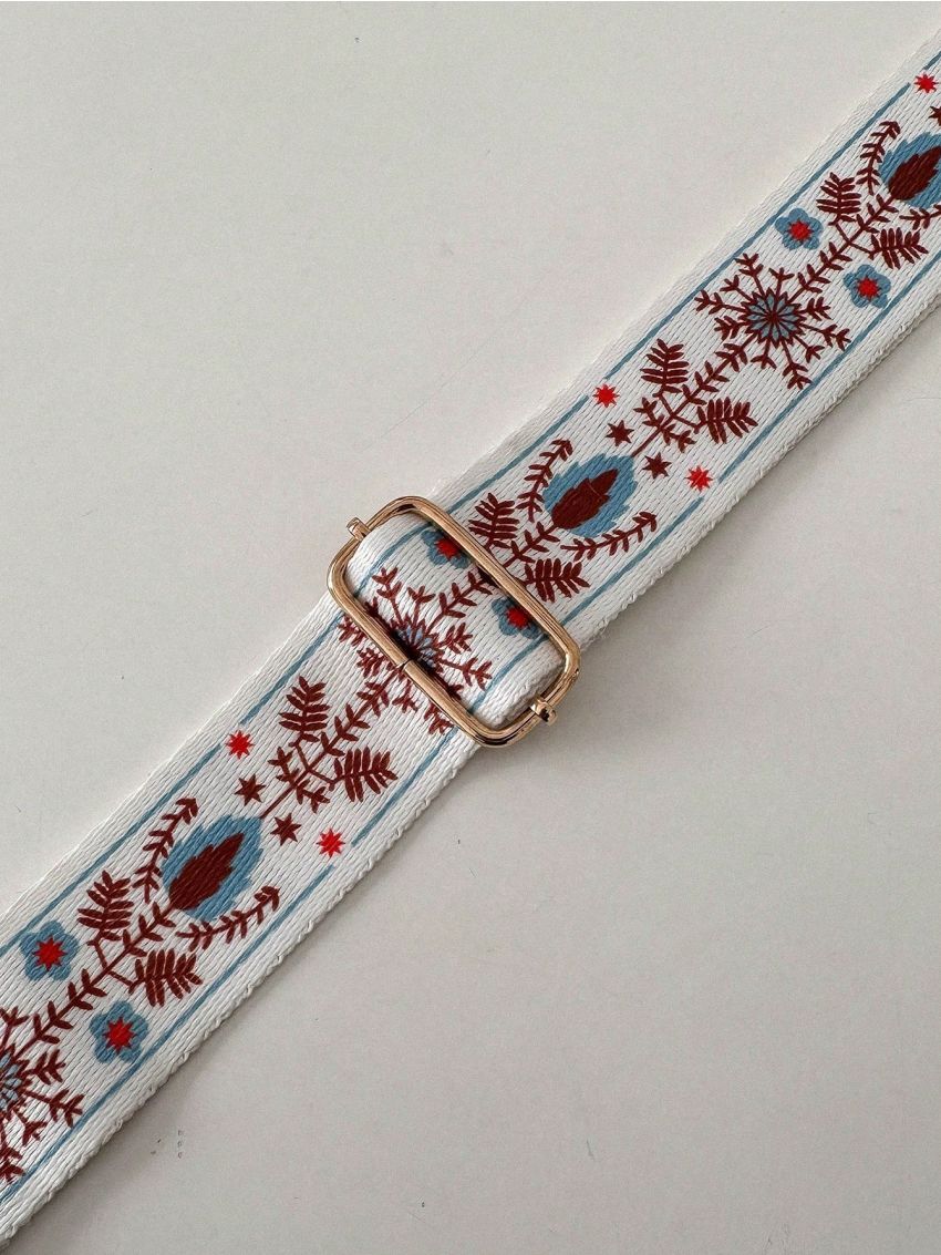 Floral Graphic Bag Strap Adjustable