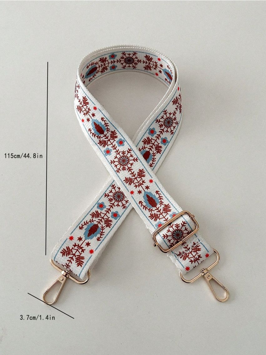 Floral Graphic Bag Strap Adjustable