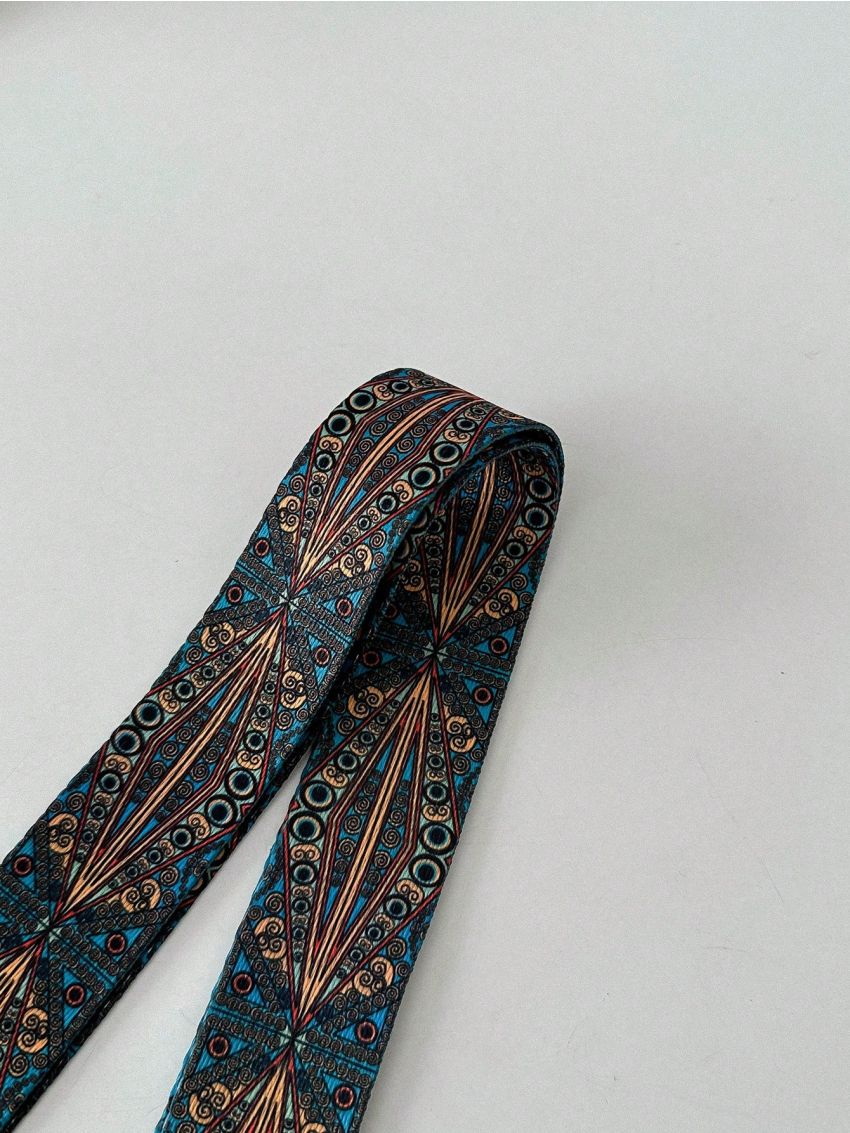 Geometric Pattern Bag Strap Adjustable