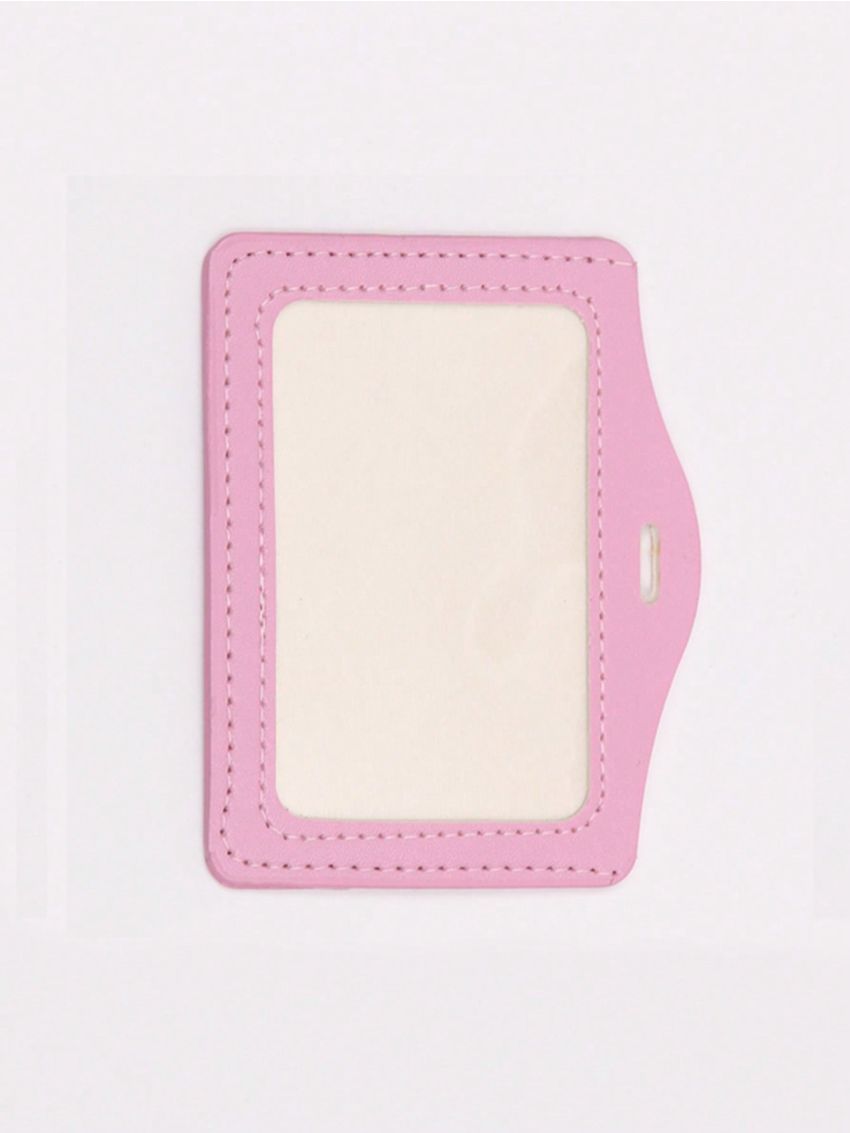 Pu Card Holder Identity Tag Badge Employee's Pass Work Card