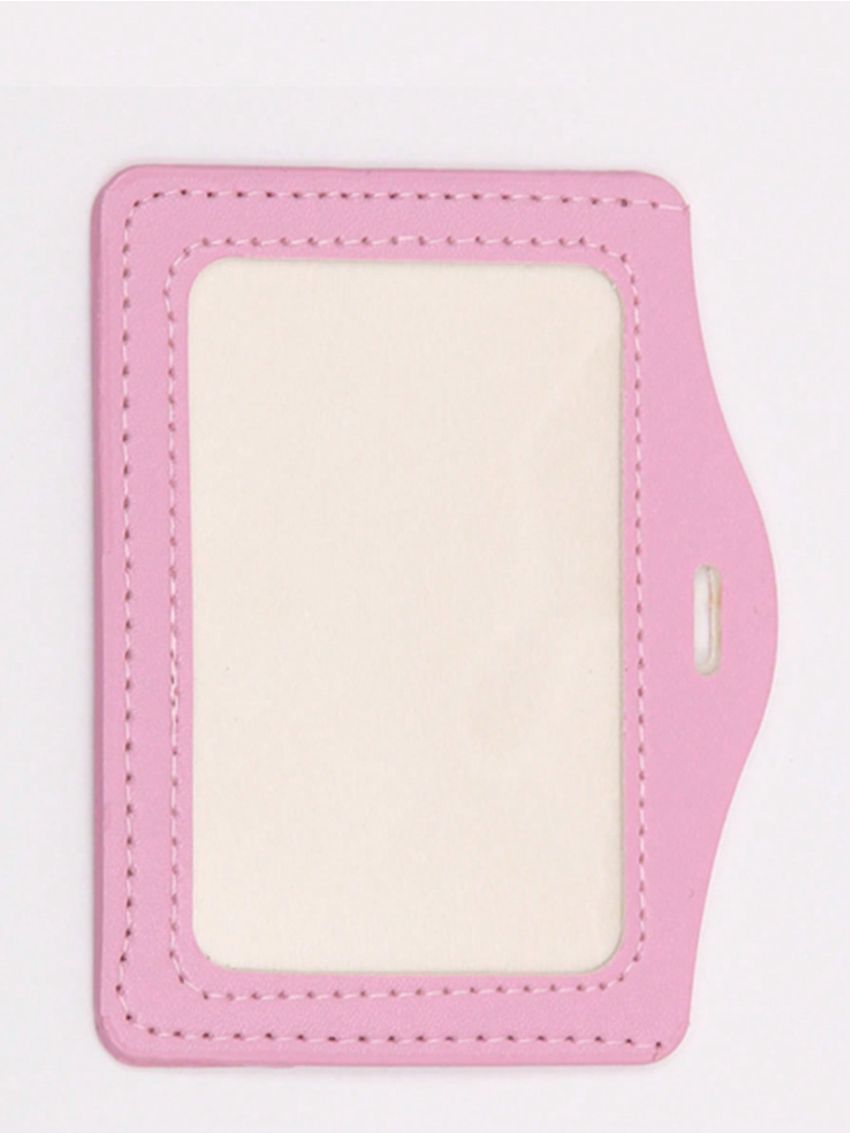 Pu Card Holder Identity Tag Badge Employee's Pass Work Card