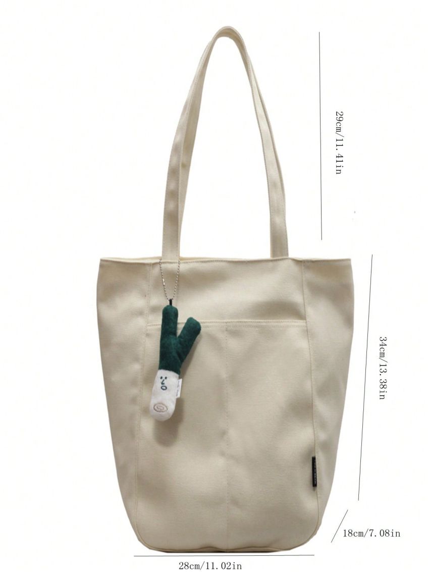 Medium Square Bag Double Handle Canvas