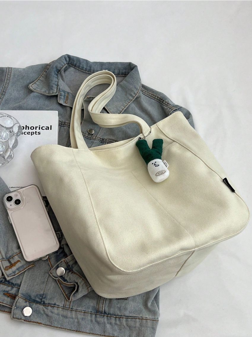 Medium Square Bag Double Handle Canvas