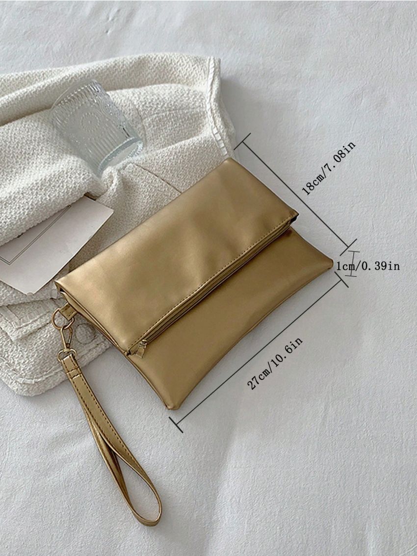 PU Envelope Bag Flap Minimalist For Daily Life