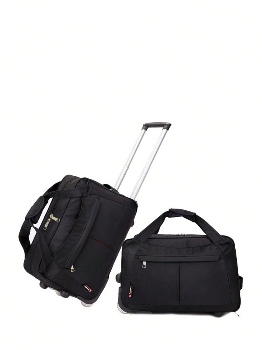 Women Trolley Bag Travel Luggage Bag With Wheel Waterproof Nylon Duffel Carry On Hand Wheeled Bag