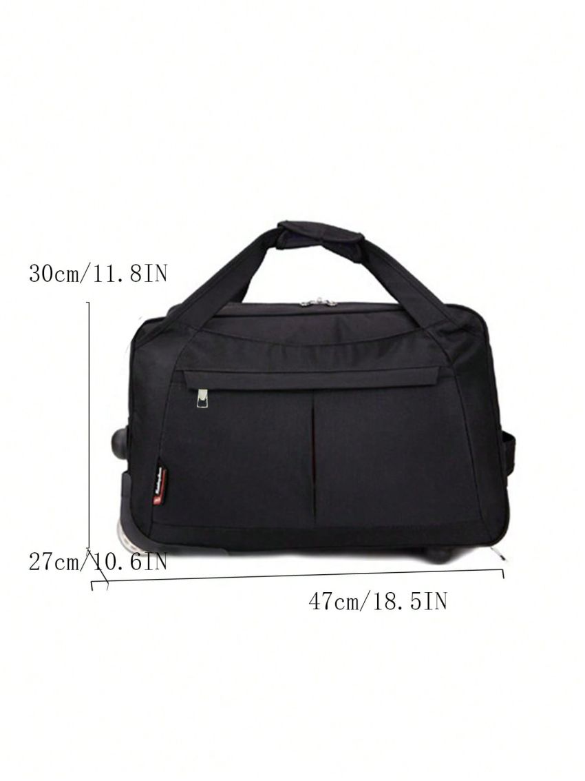 Women Trolley Bag Travel Luggage Bag With Wheel Waterproof Nylon Duffel Carry On Hand Wheeled Bag