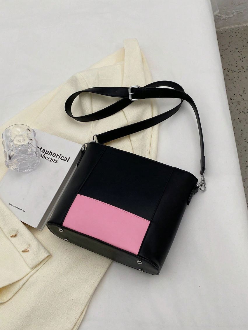 Medium Bucket Bag Two Tone