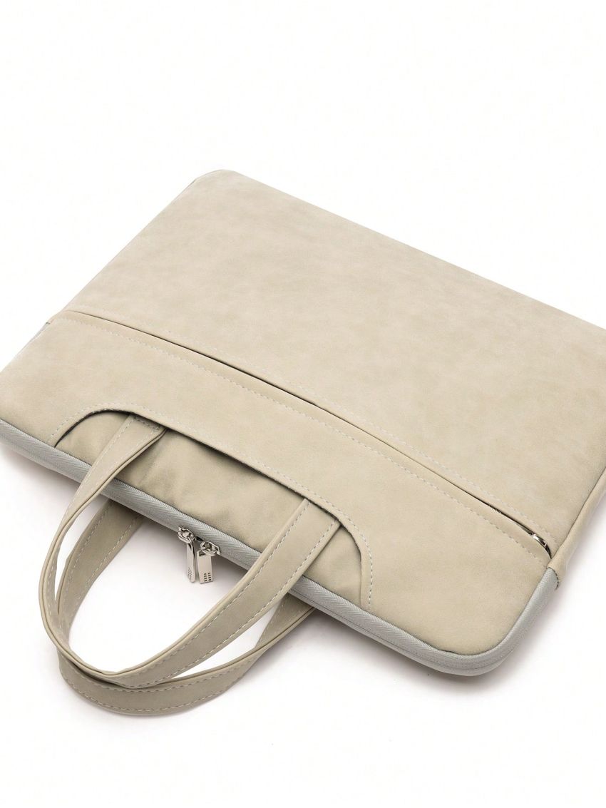 Solid Color Laptop Bag Double Handle Design Computer Bags For Business