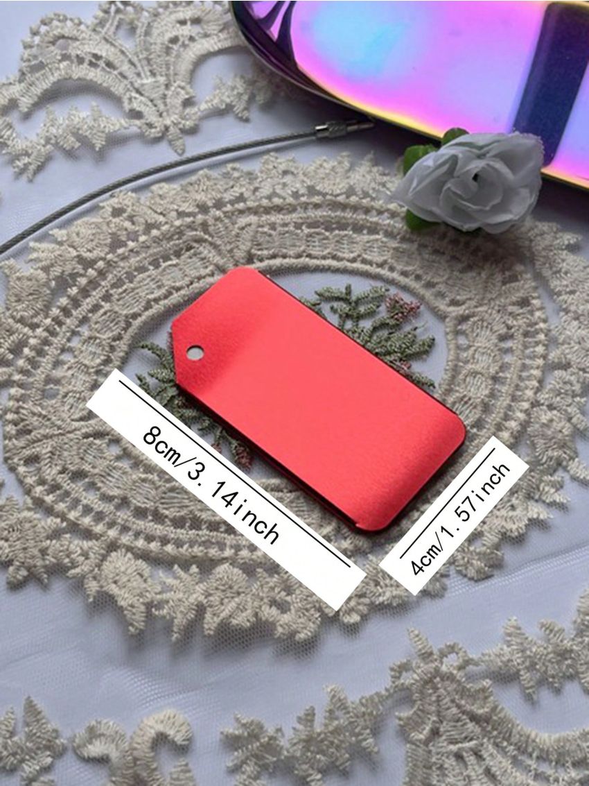 Orange Luggage Tag Name Tag Suitcase Address Label Holder Travel Accessories