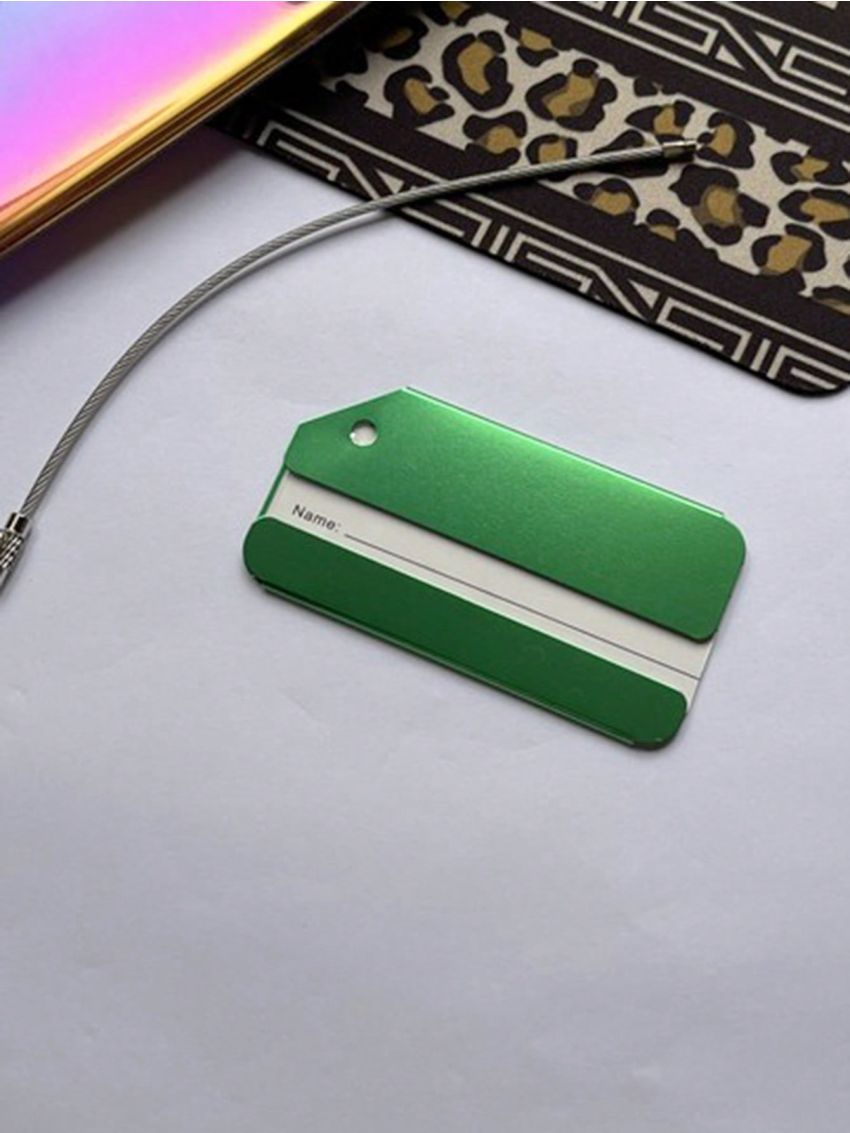 Orange Luggage Tag Name Tag Suitcase Address Label Holder Travel Accessories