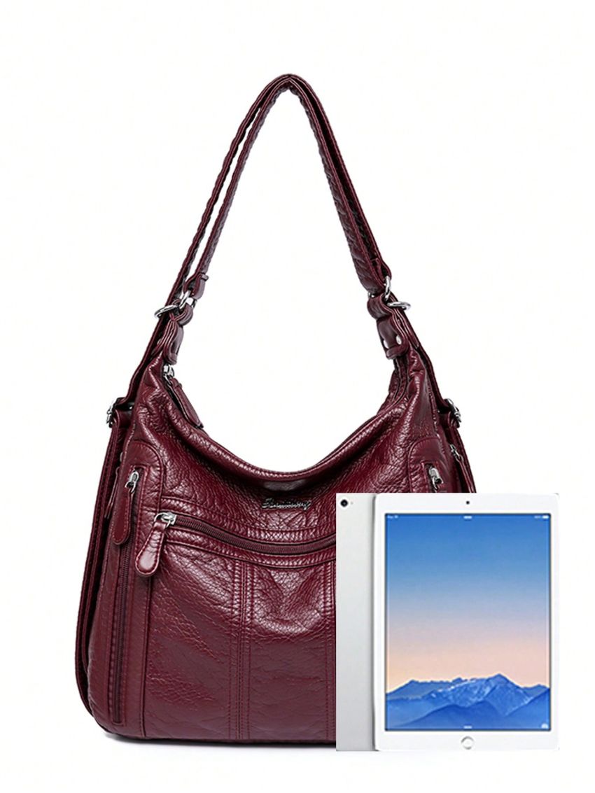 High Quality Soft PU Luxury Handbag Women's Bag Designer Multi-Pocket Crossbody Shoulder Bag