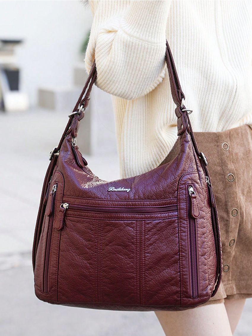 High Quality Soft PU Luxury Handbag Women's Bag Designer Multi-Pocket Crossbody Shoulder Bag