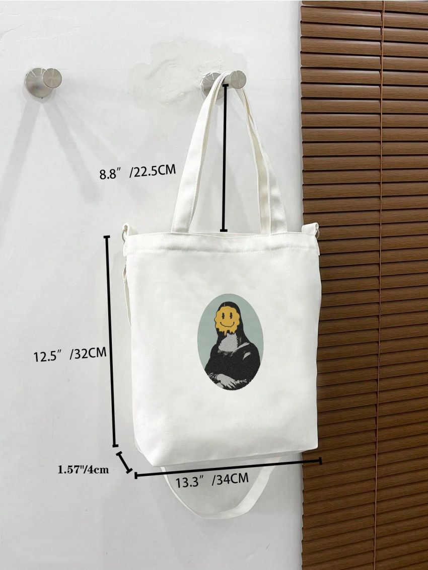 Small Shopper Bag Graphic Print