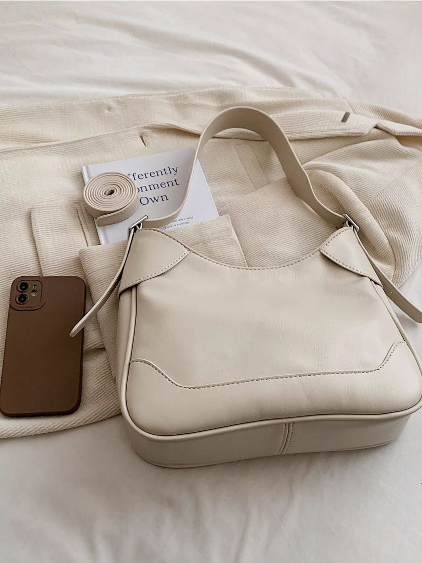 Medium Hobo Bag Solid Color