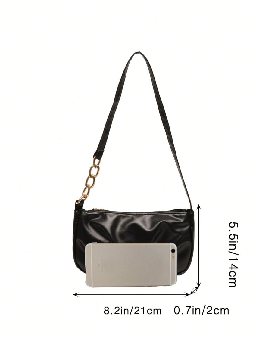 Minimalist Baguette Bag Small Zipper