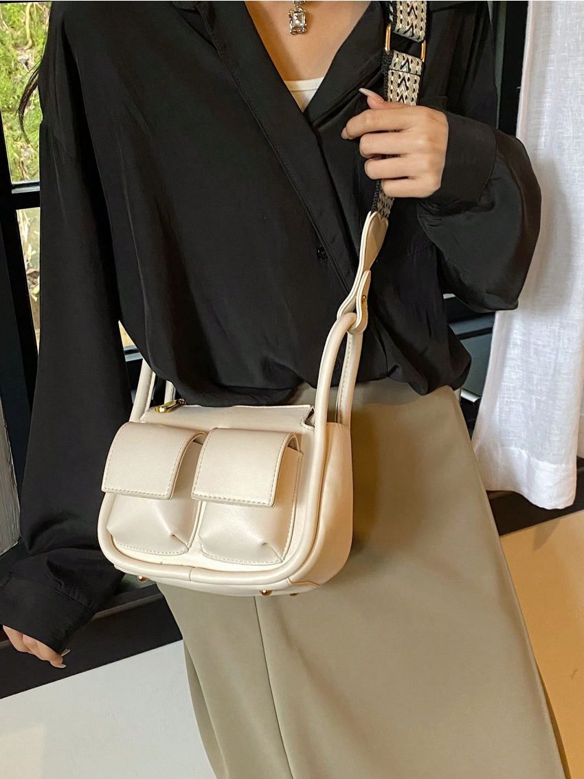 Minimalist Square Bag Mini Zipper