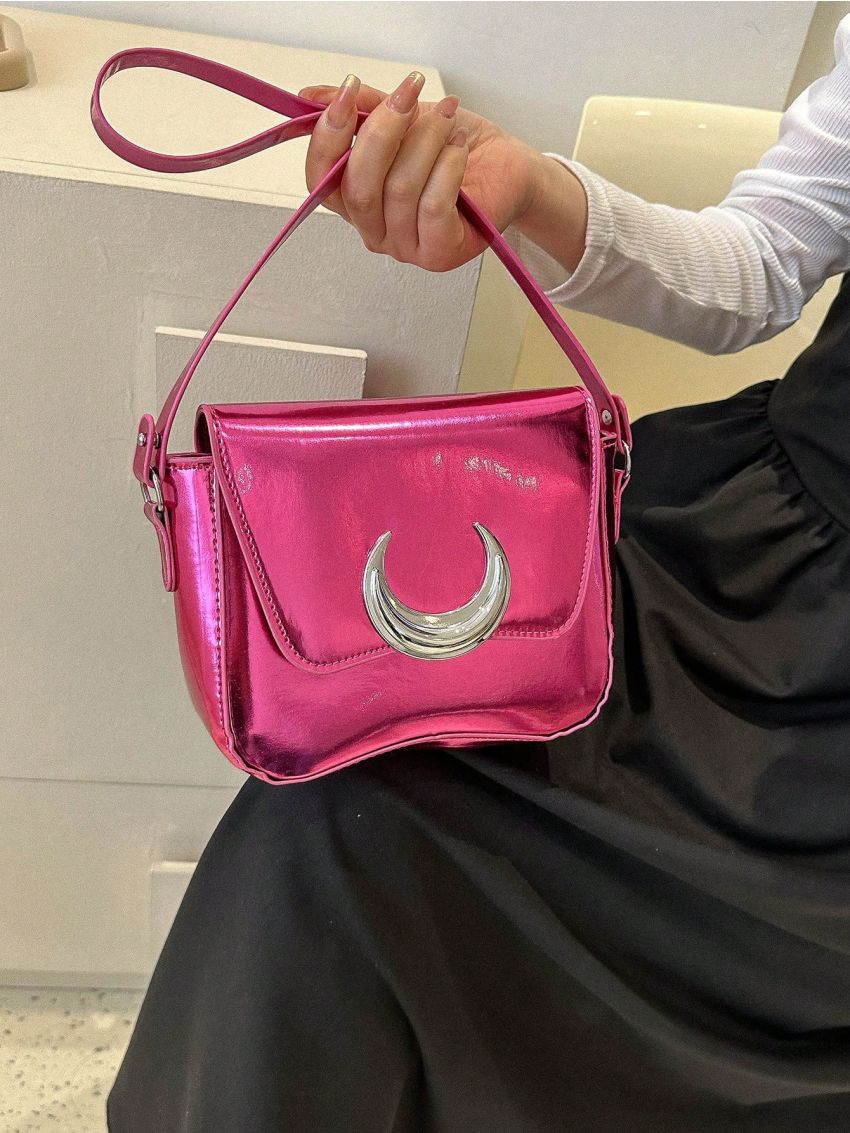 Minimalist Square Bag Small Flap Funky