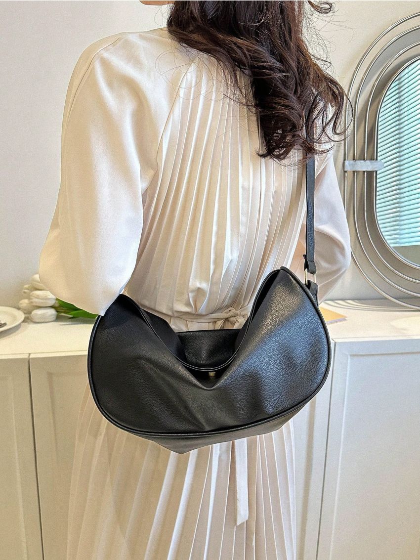 Minimalist Hobo Bag Medium Zipper