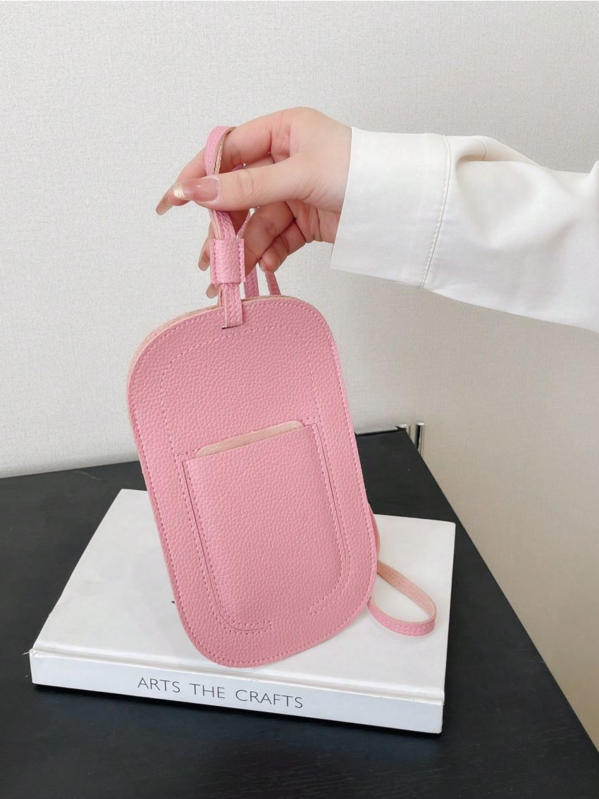 Slim Classic Card Holder Litchi Embossed For Daily