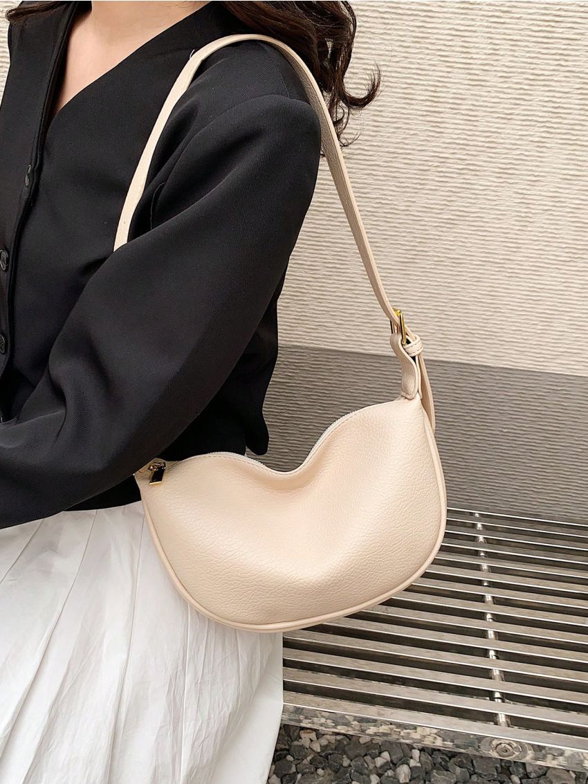 Minimalist Hobo Bag Medium Zipper