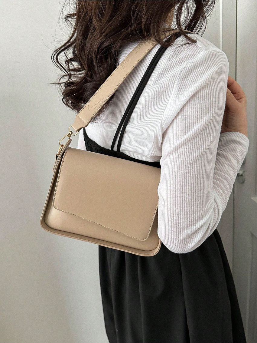 Small Flap Square Bag Minimalist