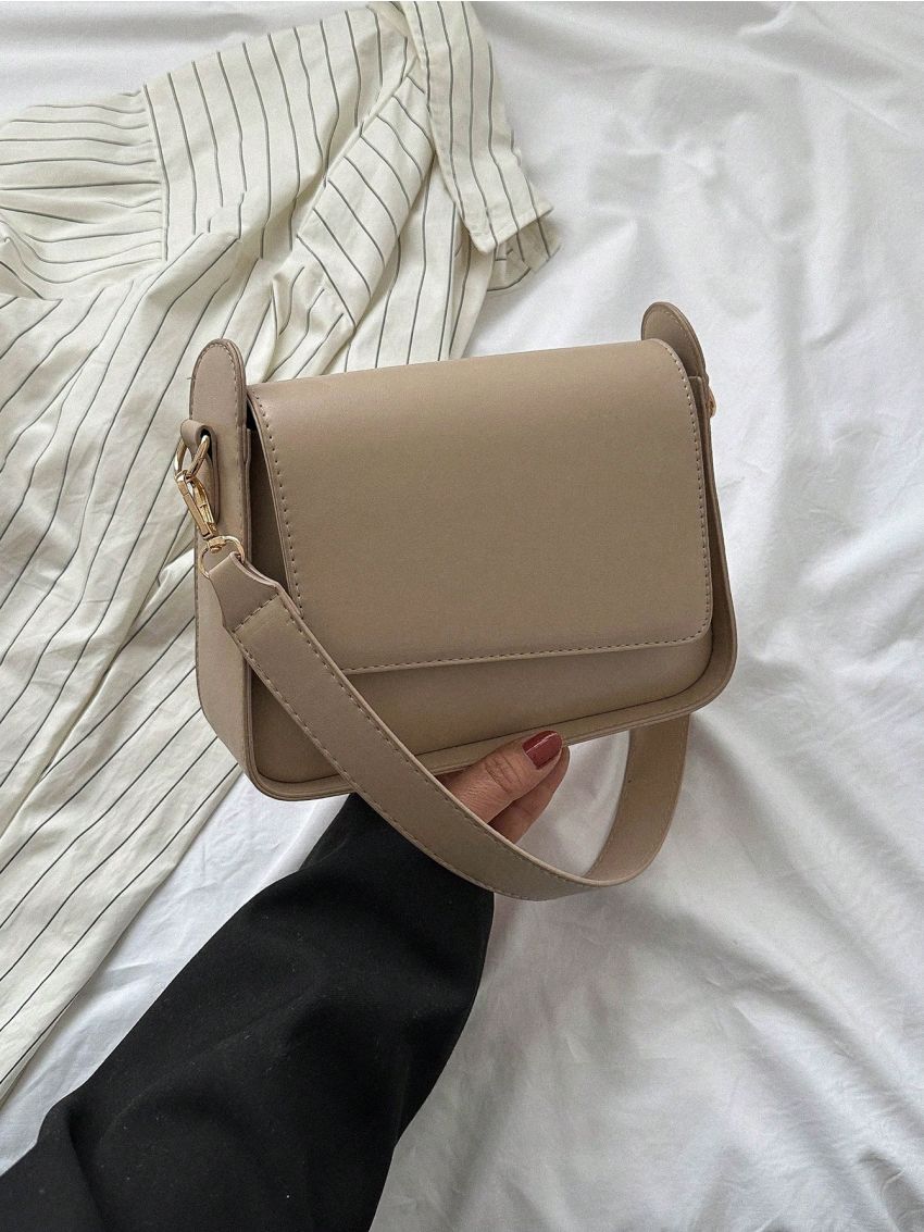 Small Flap Square Bag Minimalist