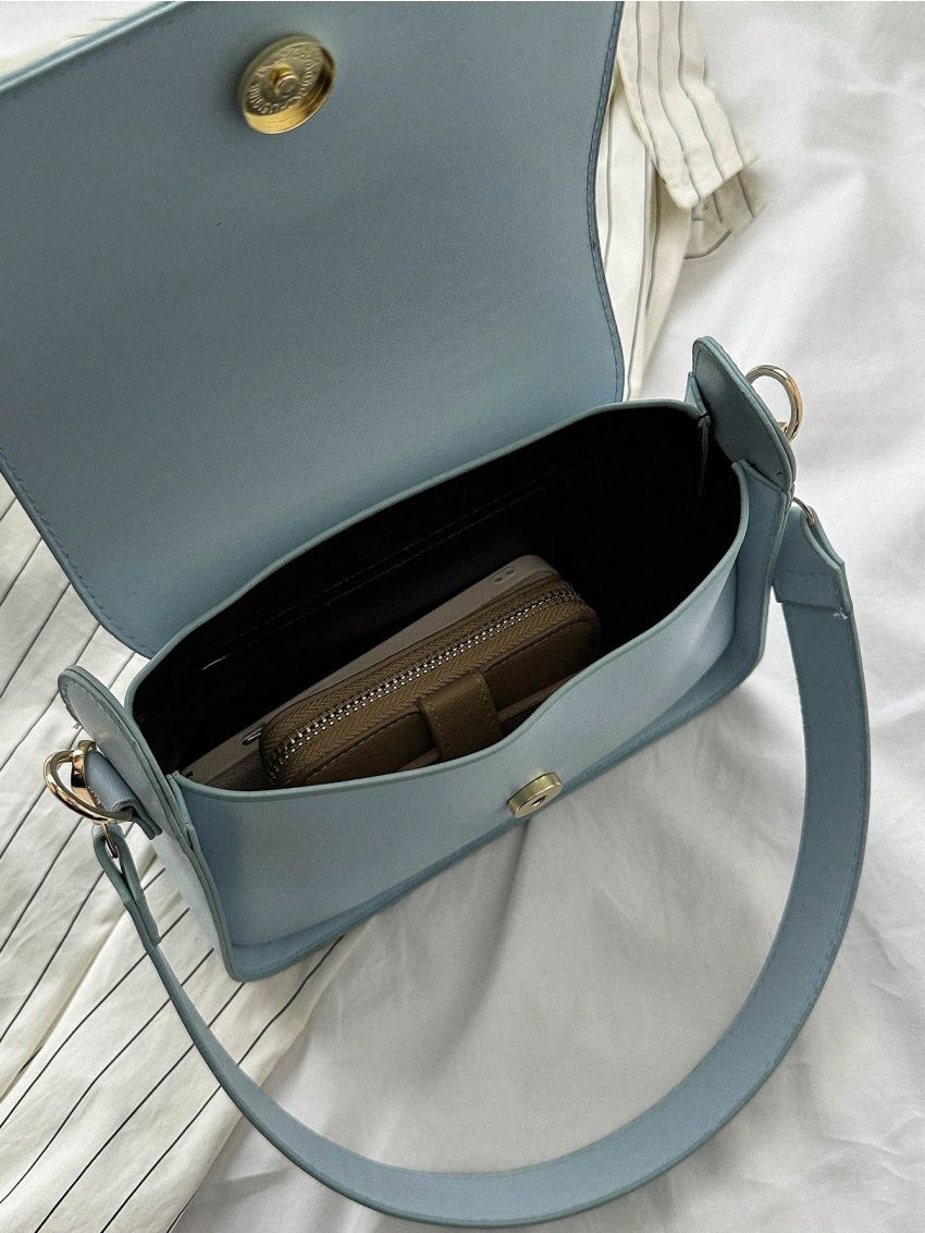 Small Flap Square Bag Minimalist