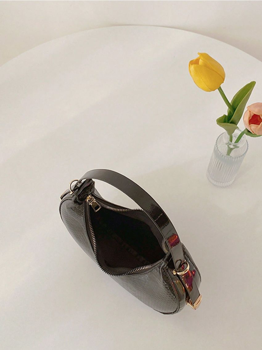 All Hobo Bag Crocodile Embossed