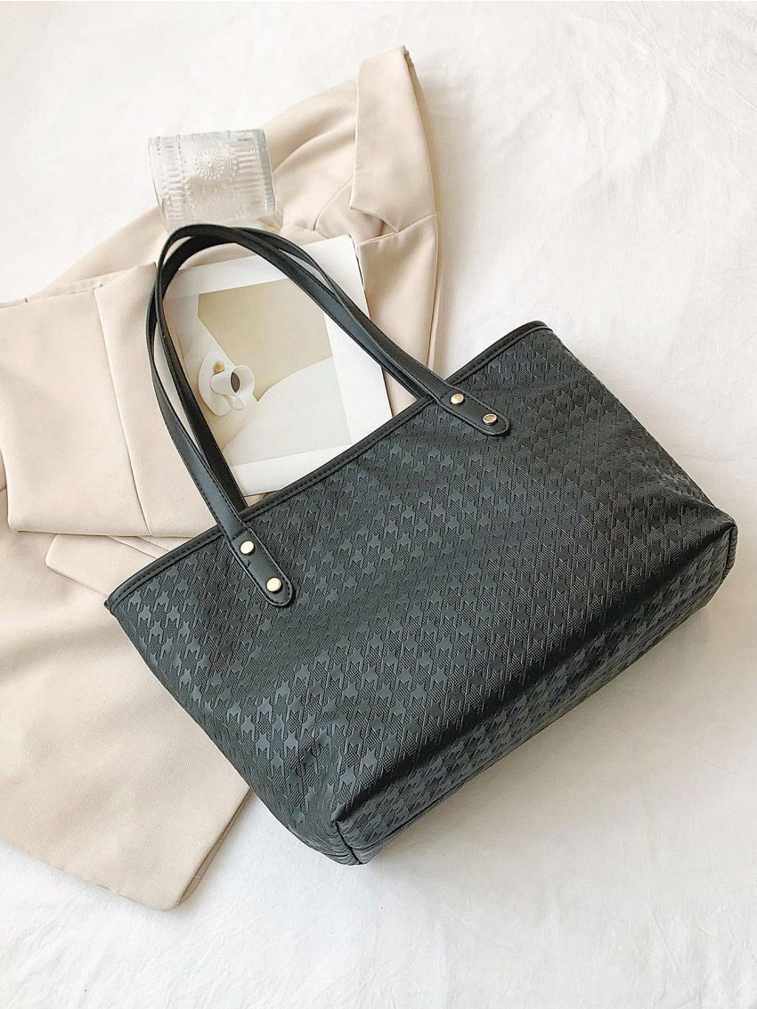 Fashion Simple Women Tote Bag, Square Shoulder Bag, Weekend Bag For Women