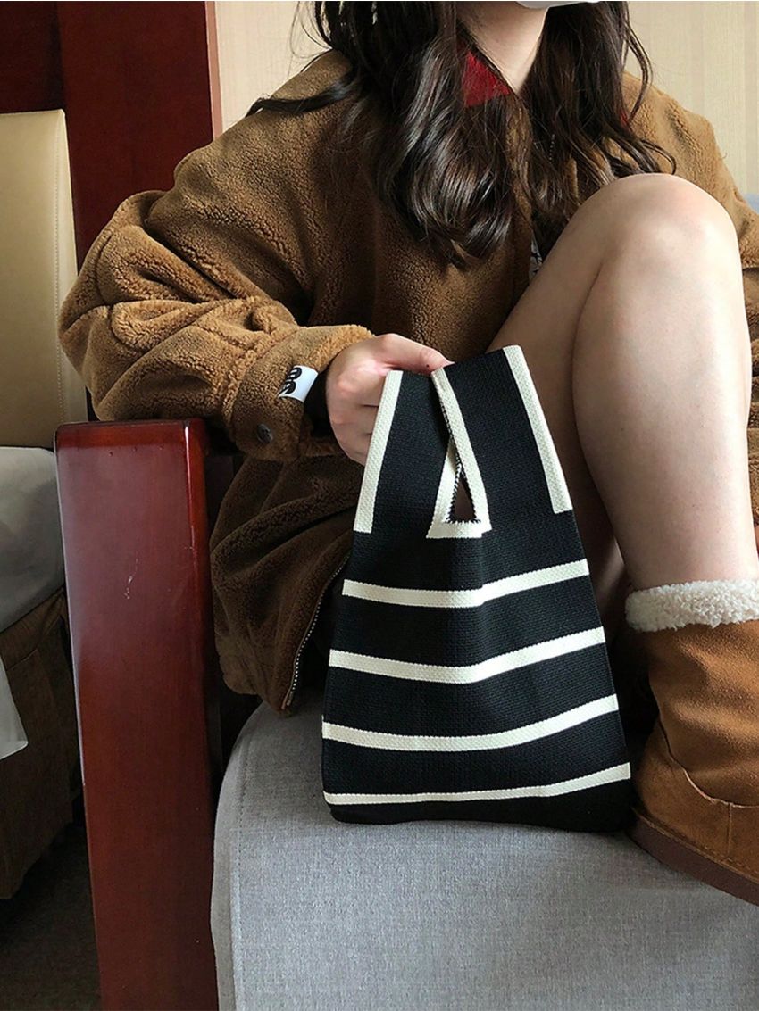 Mini Crochet Bag Stripe Pattern