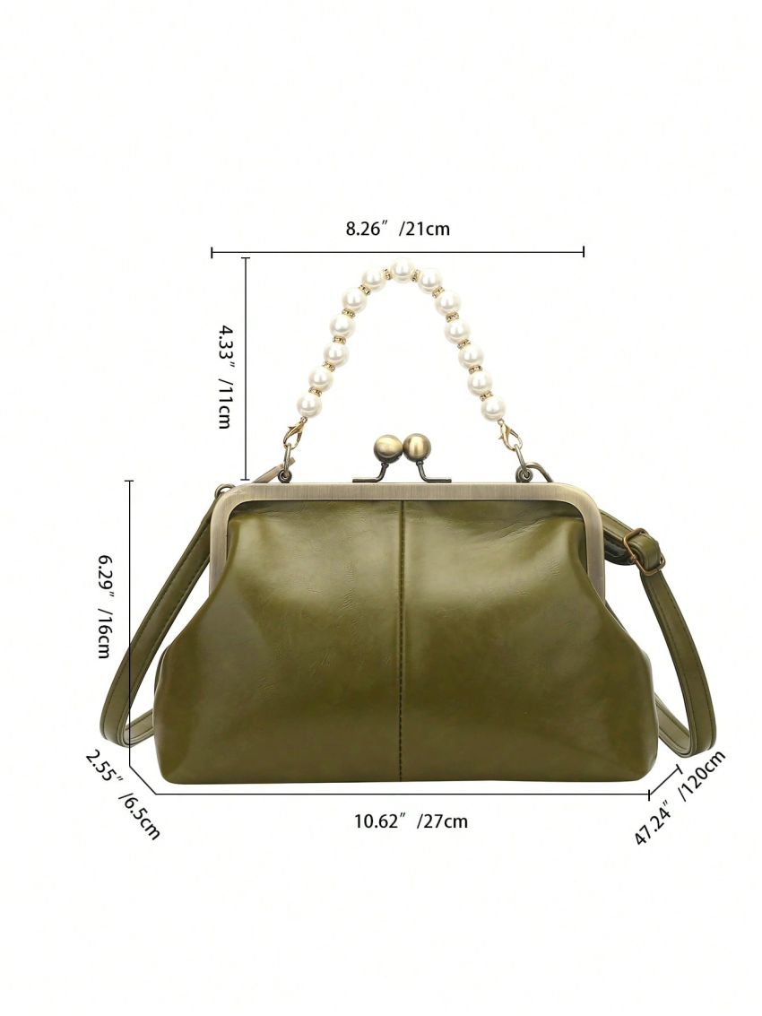 Medium Novelty Bag Faux Pearl Decor For Daily