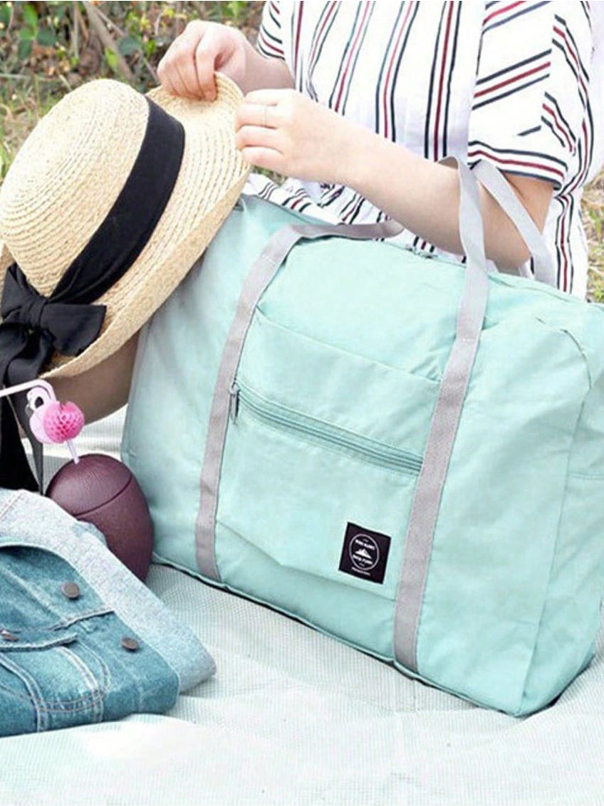 Large Folding Waterproof Luggage Storage Bag Suitcase Travel Pouch Handbag Shoulder Bag Organizer