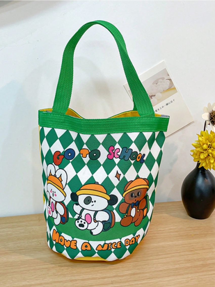 Cartoon Graphic Bucket Bag Cute